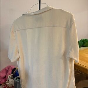 Men's Classic Cream Button Down Shirt